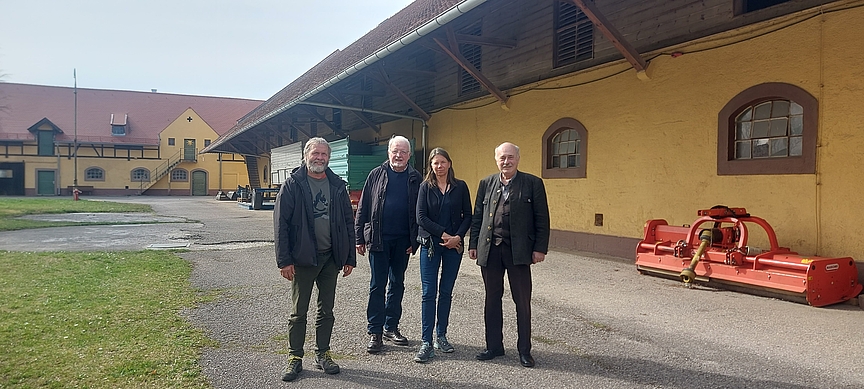 4 Bezirksräte im Bezirksgut Haar