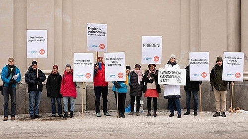 Mahnwache gegen Atomwaffen